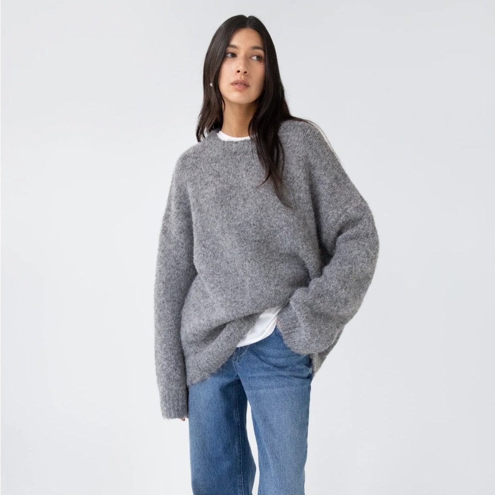 Oak + Fort Oversized Crewneck Sweater